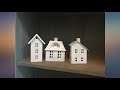 AuldHome Farmhouse Decor Tin Houses (Set of 3, White); Candle Lantern Decorative review
