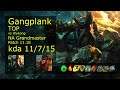 Gangplank vs Wukong Top - NA Grandmaster 11/7/15 Patch 11.18 Gameplay