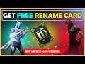 HOW TO CHANGE PUBG NAME | GET FREE RENAME CARD | PUBG RENAME CARD |NEW METHOD TO CHANGE NAME IN PUBG
