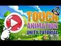 How to Make Touched Button Animation Unity3D Tutorial ( UI Button Animation)