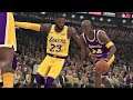 NBA 2K20 Gameplay - Los Angeles Lakers vs All-Time Los Angeles Lakers (LeBron vs Kobe) NBA 2K20 PS4