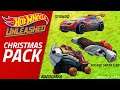 New Cars: Synkro, Bazoomka & Rockin’ Santa Sled (Christmas Pack) | Hot Wheels Unleashed