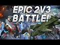 Scarab Beats Condor in this Epic 2v3 Halo Wars 2 Match!