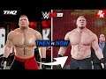 WWE 2K19 Top 10 Superstars Then vs Now (THQ - 2K)