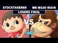 AON #046 - Mr. Mojo Risin' (Donkey Kong) Vs Stocktaker69 (Villager) Losers Finals - Smash Ultimate