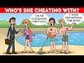 CHEATER OR NOT? 😯 14 TRICKY RIDDLES AND BRAIN TEASERS