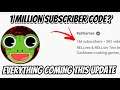 [CODE] EVERYTHING COMING FOR THE 1 MILLION SUB SPECIAL UPDATE! | Shindo Life | Shindo Life Code