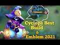 Cyclops Best Build and Emblem 2021 | Cyclops Damage Build 2021