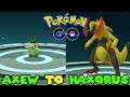 Evolving AXEW to HAXORUS in Pokemon Go