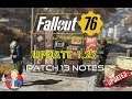 Fallout 76 | Update 1.27 | Patch 13 Notes | Public Events & Nuclear Winter Changes