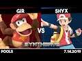 Gir (Diddy/Incineroar) vs Shyx (PKMN Trainer/Falcon) | Pools | Synthwave #3