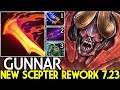 GUNNAR [Doom] New Scepter Rework Infernal Blade Max DPS 7.23 Dota 2