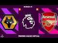 Premier League Virtual 20/21: Wolverhampton x Arsenal - 14ª Rodada [FIFA 21]