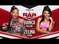 RAW: Bianca Belair Vs Zelina Vega #RAW #WWE #WWE2K20