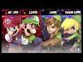 Super Smash Bros Ultimate Amiibo Fights – Request #16001 Mario Bros vs Link & Toon Link