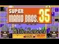 Title Screen (Super Mario Bros. 35) Organ Cover