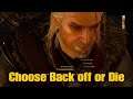 Witcher 3 - Geralt kills the bandits, back off or die (Nilfgaardian Connection) | Wild Hunt