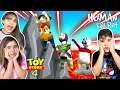 WOODY, BUZZ E GARFINHO NO CHÃO É LAVA! - Toy Story - (Human Fall Flat)