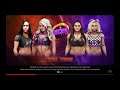 WWE 2K19 Alexa Bliss,AJ Lee VS Sarah Logan,Liv Morgan Elimination Tag Match