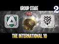 Alliance vs Thunder Predator Game 2 | Bo2 | Group Stage The International 10 2021 TI10 | DOTA 2 LIVE