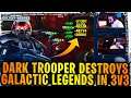 BREAKING NEWS - Dark Trooper is a GOD in 3v3 Grand Arena!  - SMASH GALACTIC LEGENDS OUT OF SWGOH!