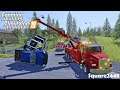 Dump Truck vs Pickup | B Train Broken Down | Heavy Rescue | Rotator | Farming Simulator 19