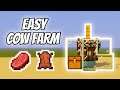 Easy Minecraft Cow Farm Tutorial
