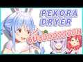 Hairdryer Pekora【Hololive English Sub/Usada Pekora/Nekomata Okayu/Sakura Miko】