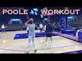 📺 Jordan Poole (+ Juan Toscano-Anderson) workout/3s at Warriors pregame before Chicago Bulls