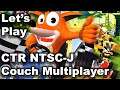 Let's Play Crash Team Racing NTSC-J Multiplayer Couch Split-Screen