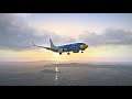 NOK AIR 737-800 [Blue] landing at Phuket - X-Plane 11