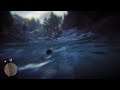 Red Dead Redemption 2:jumping off a cliff