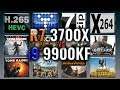 Ryzen 7 3700X vs i9 9900KF Benchmarks | Test Review | Comparison | Gaming | 13 Tests