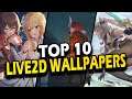 Top 10 Genshin Impact Live2D Wallpapers | Anime Animated Desktop Wallpapers