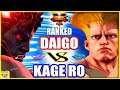 『スト5』Kage Ro（影ナル者）対  ウメハラ（ガイル）｜ Kage Ro (Kage) VS  Daigo (Guile) ｜SFV 🔥FGC🔥