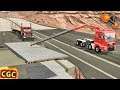 Building Bridge with crane & Testing It BeamNG Drive #2