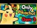 Can I Beat Pokemon Emerald with ONLY One Pikachu? 🔴 Pokemon Challenges ► NO ITEMS IN BATTLE