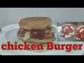 Cooking Chicken Burger my own style