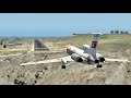 DANGEROUS Greek Island Airport With Cliff Behind Runway - Astypalaia Airport