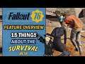 Fallout 76 – Feature Overview – 15 Essential Things You Need to Know About the SURVIVAL MODE BETA