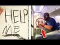 Flight Attendant Finds “HELP ME” Written In Aircraft Toilet Then Secretly Calls The Police