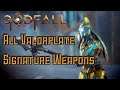 Godfall All 12 Valorplate Signature Weapons!