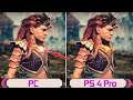 Horizon Zero Dawn PC vs PS4 Graphics Comparison 🔥
