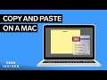 How To Copy And Paste On A Mac