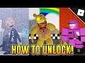How to get the SECRET CHARACTER 1, 2 & 3 BADGES in AFTON'S FAMILY DINER | Roblox