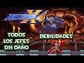 Megaman X4 (PS1) - Todos Los Jefes (Debilidades, Sin Daño)