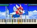 Super Mario 64 - Wing Cap (Starman Theme) Synthesia