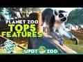 TOP 5 Planet Zoo Features (so far) - Weather, Breeding & more