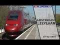 Treinen op station Amsterdam Lelylaan - 18 april 2020