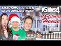 XMAS Sims erstellen Together LIVE 🔴 CHRISTMAS HOUSE Sims in Die Sims 4 mit LIVE Community Projekt  💚